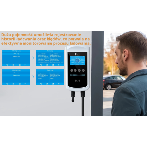 Feyree trójfazowa stacja ładowania Wallbox 22kW 32A z aplikacją Wi-Fi i RFID