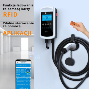 Feyree trójfazowa stacja ładowania Wallbox 22kW 32A z aplikacją Wi-Fi i RFID