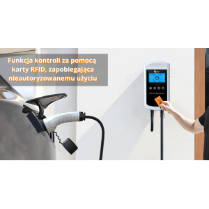 Feyree typ 2 stacja ładowania Wallbox 11KW 16A 3 fazy Wi-Fi & RFID LCD + uchwyt GRATIS