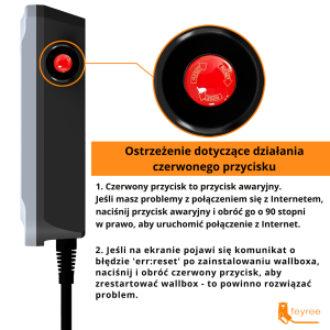 Feyree typ 2 stacja ładowania Wallbox 22KW 32A 3 fazy Wi-Fi & RFID + uchwyt GRATIS