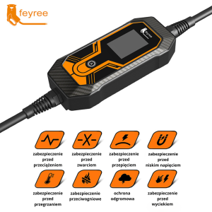 Feyree typ 2 mobilna ładowarka EV 7KW 32A 1 faza + torba GRATIS