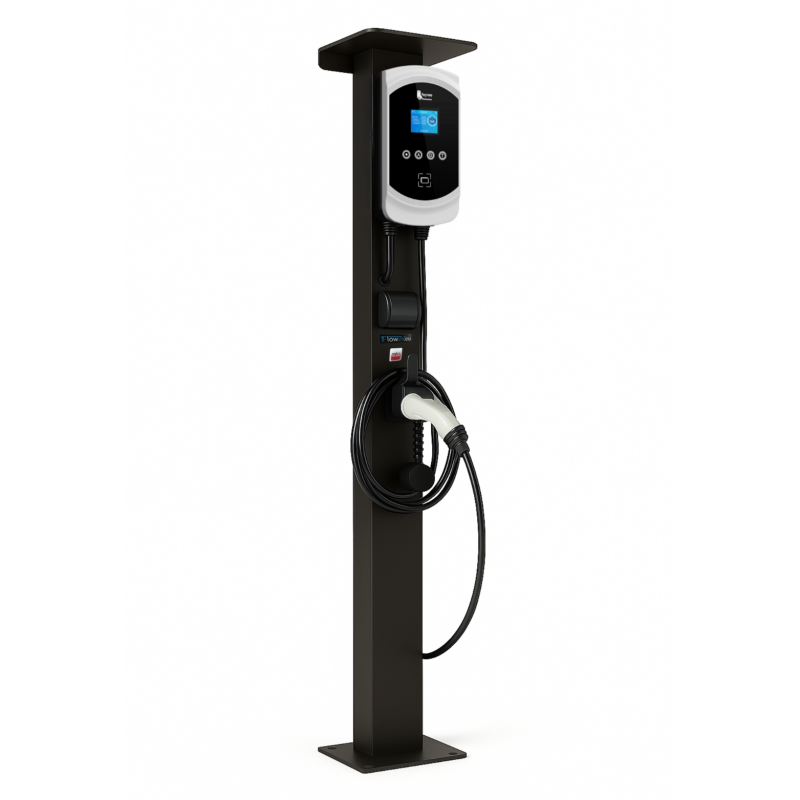FLOWEV Aluminiowy słupek montażowy do ładowarek EV i stacji Wallbox FLOWEV Aluminiowy słupek montażowy do ładowarek EV i stacji Wallbox
