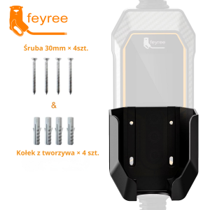 Uchwyt ścienny na moduł ładowarki EV (Type 2) – organizer przewodu | FLOWEV