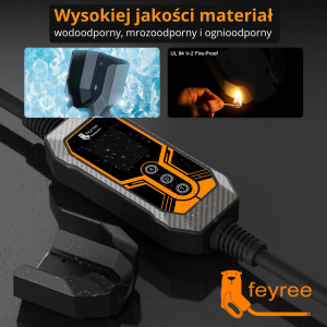 Uchwyt ścienny na moduł ładowarki EV (Type 2) – organizer przewodu | FLOWEV