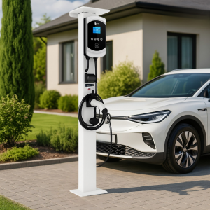 Aluminiowy słupek montażowy do ładowarek EV | FlowEV