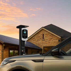 Aluminiowy słupek montażowy do ładowarek EV | FlowEV