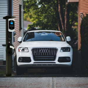 Aluminiowy słupek montażowy do ładowarek EV | FlowEV