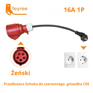 Feyree Adapter Siłowy CEE Red – Łatwe i Bezpieczne Połączenie