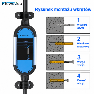 FLOWEV Mounting Holder for Portable EV Charger