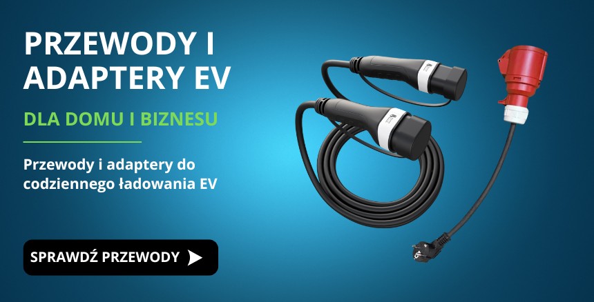 Przewody i adaptery do ładowania samochodów elektrycznych